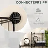 HOMCOM Étagère modulable meuble de rangement cube avec 9 Voir les images du produit 4