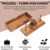 Pagoda - Hanojská veža z ušľachtilého dreva - meditačná hra Náhľad obrázku produktu 10
