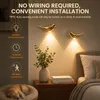 2x Moderní LED nástěnná lampa s pohybovým senzorem, vnitřní Náhled obrázku produktu 9