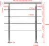 Jopassy schodišťové zábradlí 150 cm 4 příčné vzpěry Náhled obrázku produktu 2