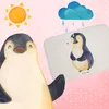 Mr. & Mrs. Panda Badezimmerteppich Pinguin Diät - Weiß - Produktbild-Vorschau 2