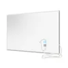 A white infrared heating panel with a digital thermostat and power cord, presented on a white background. Produktbild-Vorschau
