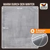 MONZANA® Coperta Riscaldante 160x140cm 5 Livelli Timer Pile Anteprima dell’immagine prodotto 3