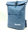 A blue roll-top rucksack is shown against a white background. Produktbild-Vorschau