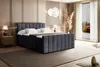 ALTDECOR Boxspringbett mit Fußteil, 2 Matratzen und Topper Produktbild-Vorschau 4