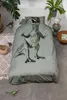 SNURK Bio-Baumwoll-Bettwäsche-Garnitur Dino Jurassic Green Produktbild-Vorschau 7