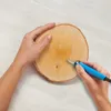 Kleine 16 cm Baumscheiben 10er Pack zum Holz-Deko Basteln Produktbild-Vorschau 7