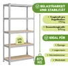KRUMAD regál pro vysoké zatížení 180x90x40 cm 5 polic z MDF Náhled obrázku produktu 3
