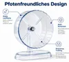 Hamsterrad leise 21cm transparent Kugellager geräuscharm Produktbild-Vorschau 6