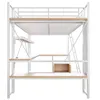 Flieks Etagenbett 140x200cm mit Led, Hochbett Doppelbett Produktbild-Vorschau 9