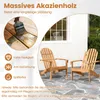Chaise Adirondack COSTWAY en bois, chaise Adirondack en Voir les images du produit 6