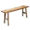 Teakholz Blumenbank natur rechteckig - 100 x 42 cm - Produktbild-Vorschau 6