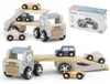 Viga Polarb Holzspielzeugauto mit Montessori-Autos Produktbild-Vorschau 1