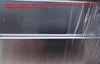 Close-up of a metallic profile, possibly aluminum, with protective plastic wrap. Text indicates potential manufacturing imperfections. Produktbild-Vorschau