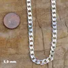 Silberkette Panzerkette Länge 50cm - Breite 7,8mm - 925 Produktbild-Vorschau 10