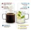 Wilmax Tee- und Kaffeegläser mit Henkel | 6er-Set Gläser Produktbild-Vorschau 7