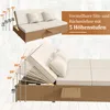 Flieks divano da giardino in rattan con schienale Anteprima dell’immagine prodotto 7