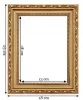 Ramka na zdjęcie Flora - Złota 13x18 Podgląd zdjęcia produktu 2