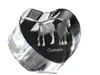 Clydesdale - fotografia koňa v kryštáli, kryštálové srdce, Náhľad obrázku produktu 3