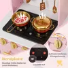 COSTWAY Houten kinderkooktoestel, speelkeuken met licht, Productafbeelding-voorbeeld 5