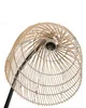BELIANI Stehlampe Natürlich Beige Rattan und Metall 165 cm Produktbild-Vorschau 6