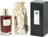 A perfume bottle, a drawstring pouch, and a perfume box are displayed against a white background. Náhľad obrázku produktu