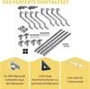 Halterung Biberschwanz Montageset mit Klemmen Dach Haken Produktbild-Vorschau 10