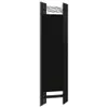 6-tlg. Raumteiler Schwarz 240 x 180 cm Produktbild-Vorschau 4