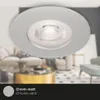 Lampy łazienkowe LED wpuszczane ściemnialne zestaw 4 4,9W Podgląd zdjęcia produktu 7