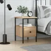 vidaXL Nachttisch Sonoma-Eiche 34x36x50 cm Holzwerkstoff Produktbild-Vorschau 1