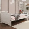 Łóżko dziecięce Ania z barierką i stelażem | 160x80 cm | Podgląd zdjęcia produktu 1