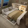 Rozkładana sofa Flieks – drewniane łóżko 140 x 200 cm z Podgląd zdjęcia produktu 1