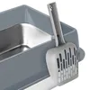 Katzentoilette Edelstahl mit Schaufel Classic Große mit Produktbild-Vorschau 12