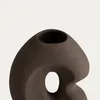 HOMLA Wazon BELLARO brązowy z otworem ceramiczny 18,5x10x23 Podgląd zdjęcia produktu 2