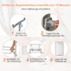 COSTWAY 3 in 1 Beistellbett, Reisebett Baby mit Matratze, Produktbild-Vorschau 6