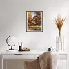 Gerahmtes Poster - Schwarzer Rahmen - Park Herbst Wasser - Produktbild-Vorschau 6