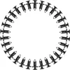 Attaches de pare-chocs en nylon Rivet d'aile 30PCS 8mm Voir les images du produit 3