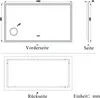 LED Badspiegel mit Beleuchtung 140x80cm Badezimmer Spiegel Produktbild-Vorschau 8