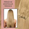 hair2heart Premium Echthaar Tressen zum Einnähen Extensions Produktbild-Vorschau 2