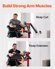 VEVOR Preacher Curl Bank, 2 v 1 stroj na bicepsové kliky a Náhled obrázku produktu 3