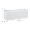 Relaxdays Faltbare Sitzbank XXL, Sitzcube mit Stauraum, Produktbild-Vorschau 4