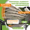 KESSER® Ampelschirm Holly Sonnenschirm Rechteckig mit und Produktbild-Vorschau 5