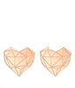 LIEBESKIND BERLIN Damen-Ohrstecker Edelstahl (roségold) Produktbild-Vorschau 2