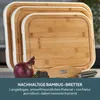 Cooks Professional 3-teiliges Bambus-Schneidebrett-Set mit Produktbild-Vorschau 2
