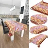 Tischdecke Wachstuch Weihnachten Rot Robust Wasserabweisend Produktbild-Vorschau 6