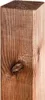 A close-up of a wooden post with a knot. Produktbild-Vorschau