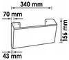 VIGOR Dokumenten-Halter groß Bodentiefe 100 mm V6393 L x B Produktbild-Vorschau 7