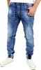 Reslad Used Look Jeans-Herren Slim Fit Jogging-Hose RS-2073 Produktbild-Vorschau 2