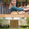 Étagère extérieure pour bois de chauffage avec toit Voir les images du produit 8