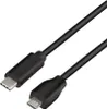 LogiLink USB 2.0 Kabel USB-C - Micro-USB Stecker 0,5 m Produktbild-Vorschau 1